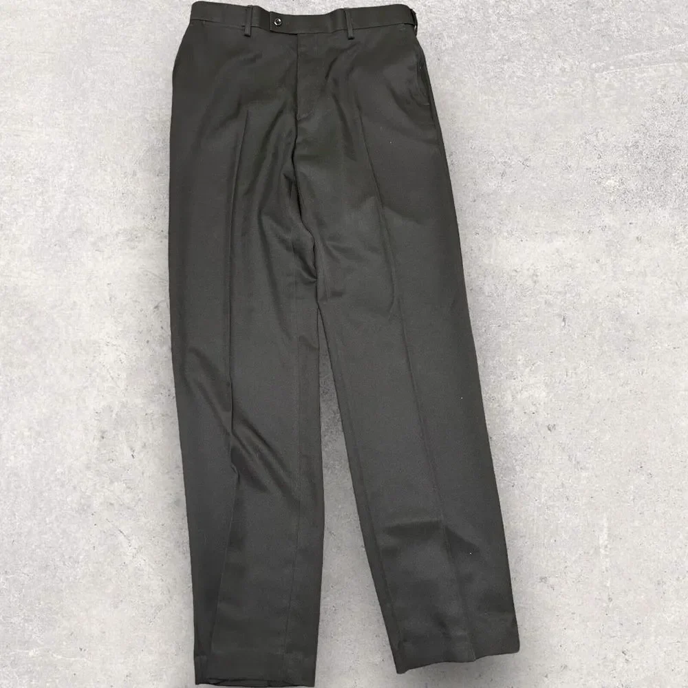Saddlebred‎ Men's 34x34 Black Comfort Waist Straight Fit Pants NWT $68